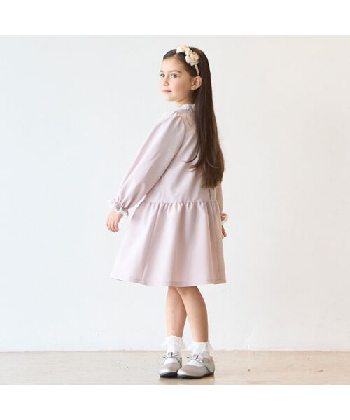 petit main / プティマイン ベビー・キッズウエア | 長袖OP＋スカラップジャケットセット | 詳細4