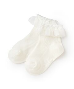 petit main / プティマイン ソックス | シースルーフリルソックス