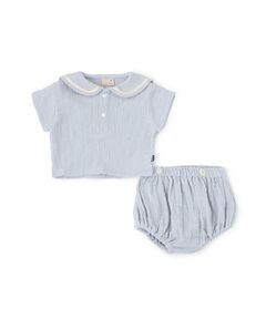 petit main / プティマイン ベビー・キッズウエア | ガーゼセーラーセットアップ