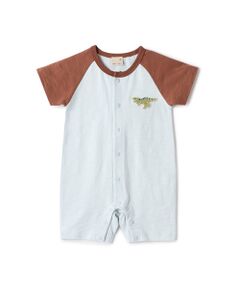 petit main / プティマイン ロンパース | ラグランカバーオール