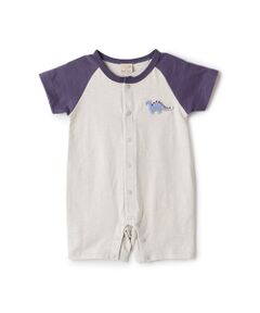 petit main / プティマイン ロンパース | ラグランカバーオール