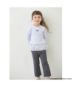 petit main / プティマイン その他パンツ | 【防汚加工/リンク】ストレッチフレアPT