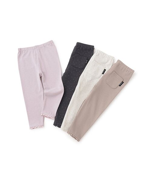 petit main / プティマイン レギンス・スパッツ | 【フワもちっと】裾レースレギンス | 詳細6