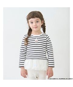 petit main / プティマイン Tシャツ | 【サンリオ】花チュール長袖Ｔ