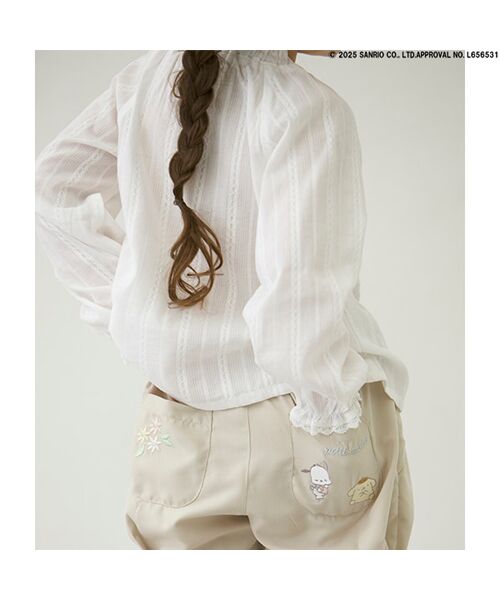 petit main / プティマイン シャツ・ブラウス | 【サンリオ】刺繍レースブラウス | 詳細4