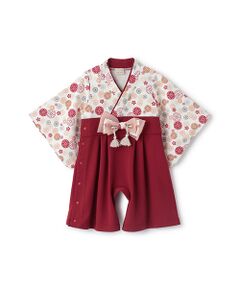 petit main / プティマイン ロンパース | Girls　なりきり袴カバーオール