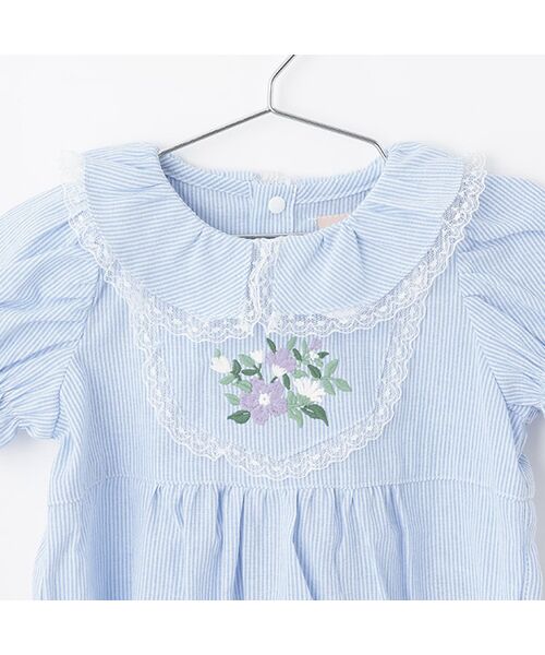 petit main / プティマイン ロンパース | 襟レースロンパース | 詳細2