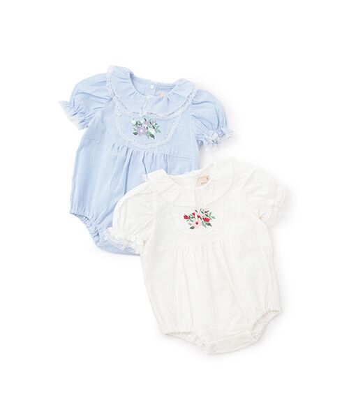 petit main / プティマイン ロンパース | 襟レースロンパース | 詳細8