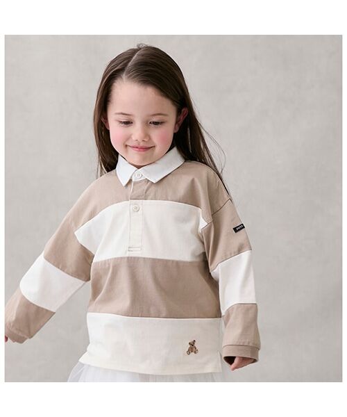 petit main / プティマイン Tシャツ | ラガー長袖Tシャツ | 詳細1