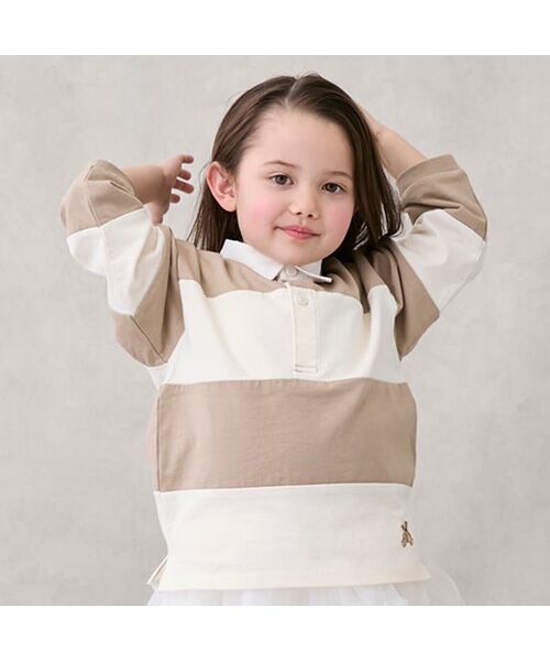 petit main / プティマイン Tシャツ | ラガー長袖Tシャツ | 詳細2