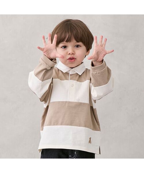 petit main / プティマイン Tシャツ | ラガー長袖Tシャツ | 詳細5