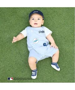 petit main / プティマイン ロンパース | 【MLB】ワッペンカバーオール