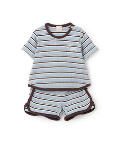 petit main / プティマイン カットソー | マルチボーダーセットアップ