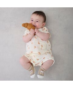 petit main / プティマイン ベビー・キッズウエア | ガーゼ総柄セットアップ