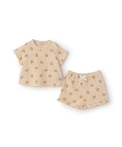 ガーゼ総柄セットアップ