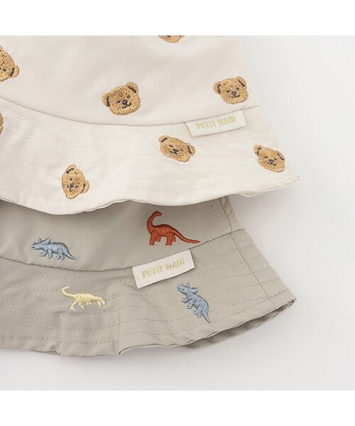 petit main / プティマイン ハット | 【遮熱】刺繍バケットハット | 詳細8