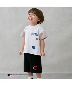 petit main / プティマイン ショート・ハーフ・半端丈パンツ | 【MLB】カットデニムハーフパンツ