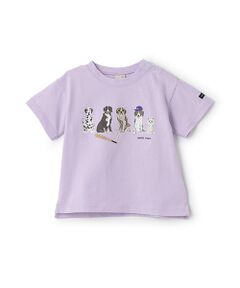 petit main / プティマイン Tシャツ | 【防汚加工】DOGグラフィック半袖Tシャツ
