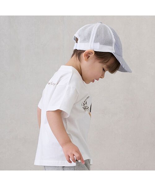 petit main / プティマイン Tシャツ | 【防汚加工】DOGグラフィック半袖Tシャツ | 詳細1