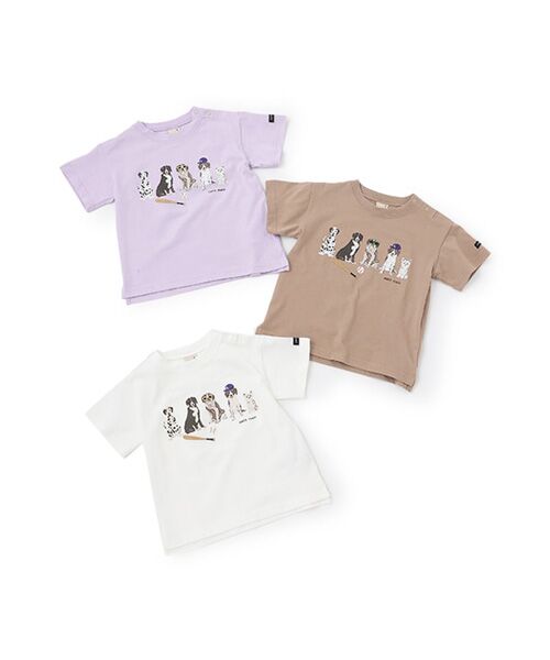 petit main / プティマイン Tシャツ | 【防汚加工】DOGグラフィック半袖Tシャツ | 詳細18