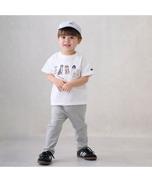 petit main / プティマイン Tシャツ | 【防汚加工】DOGグラフィック半袖Tシャツ | 詳細3