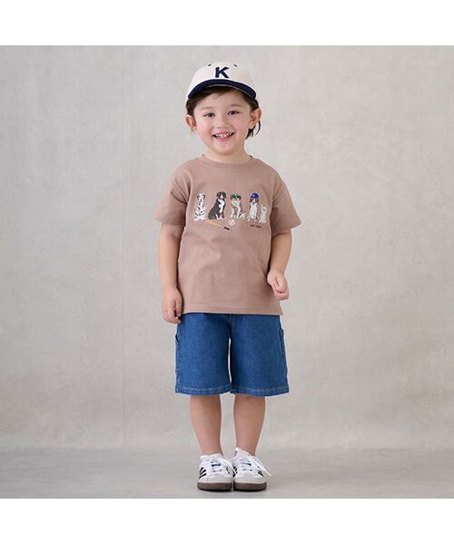 petit main / プティマイン Tシャツ | 【防汚加工】DOGグラフィック半袖Tシャツ | 詳細6