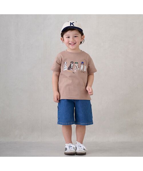 petit main / プティマイン Tシャツ | 【防汚加工】DOGグラフィック半袖Tシャツ | 詳細7