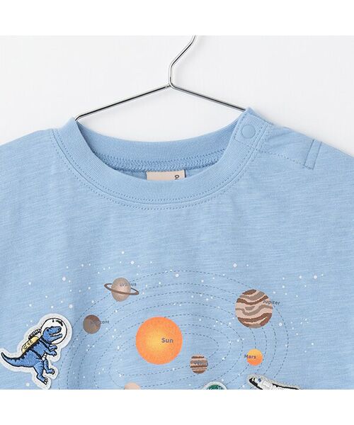 petit main / プティマイン Tシャツ | 【防汚加工】宇宙グラフィック半袖Tシャツ | 詳細2