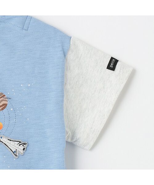 petit main / プティマイン Tシャツ | 【防汚加工】宇宙グラフィック半袖Tシャツ | 詳細4