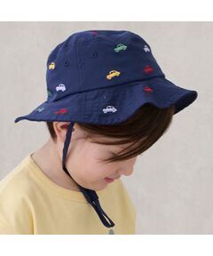 petit main / プティマイン ハット | 【遮熱】刺繍バケットハット