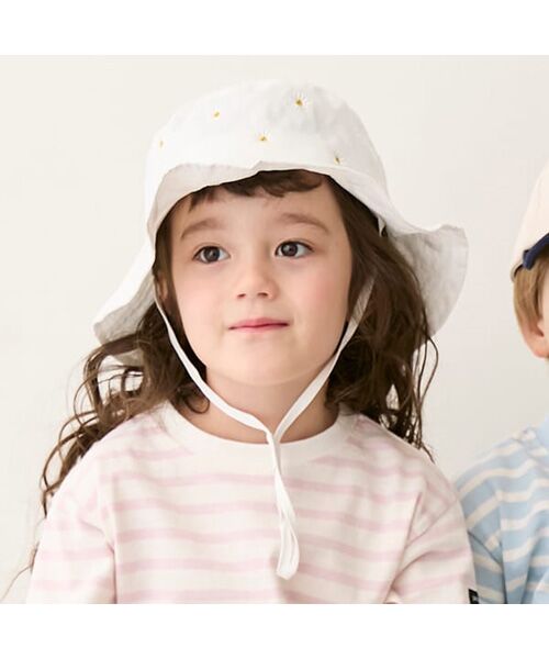 petit main / プティマイン ハット | 【遮熱】刺繍バケットハット | 詳細2