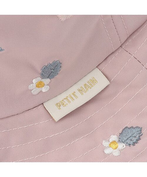 petit main / プティマイン ハット | 【遮熱】刺繍バケットハット | 詳細30