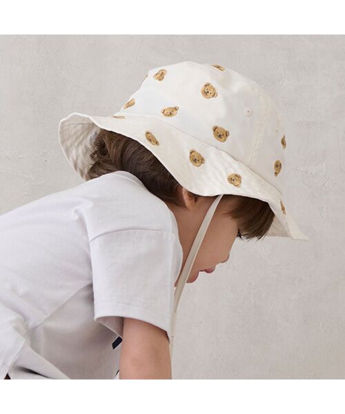 petit main / プティマイン ハット | 【遮熱】刺繍バケットハット | 詳細7