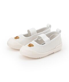 petit main / プティマイン ベビー・キッズシューズ | ワンポイント刺繍メッシュ上履き