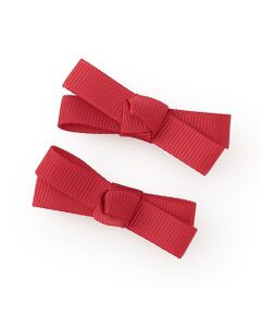 petit main / プティマイン ヘアピン | リボンヘアクリップ2P