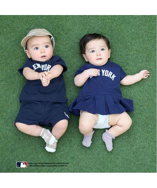 petit main / プティマイン ロンパース | 【MLB】スカート付きロンパース | 詳細2