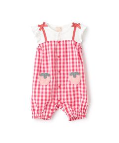 petit main / プティマイン ロンパース | フルーツモチーフカバーオール