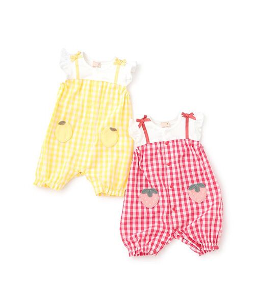 petit main / プティマイン ロンパース | フルーツモチーフカバーオール | 詳細9