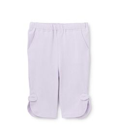 petit main / プティマイン ショート・ハーフ・半端丈パンツ | 【スマイルシリーズ】サイドリボン7分丈パンツ