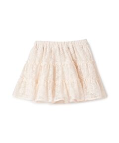 petit main / プティマイン ミニ・ひざ丈スカート | 【リンク】レーススカート