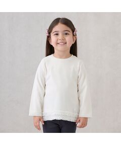 petit main / プティマイン Tシャツ | シアーレイヤード長袖T