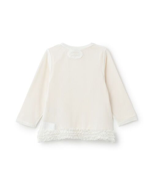 petit main / プティマイン Tシャツ | シアーレイヤード長袖T | 詳細2