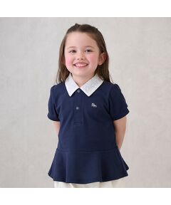 petit main / プティマイン ポロシャツ | 【リンク】ペプラムポロシャツ