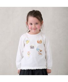 petit main / プティマイン Tシャツ | puputeteアップリケTシャツ