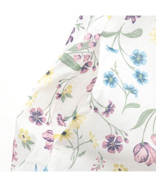 petit main / プティマイン ミニ丈・ひざ丈ワンピース | 【リンク】ラメストライプ/花柄ワンピース | 詳細13