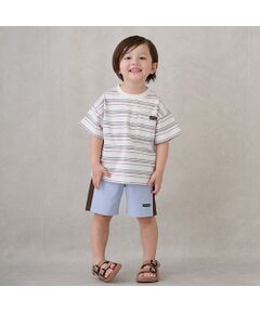 petit main / プティマイン ショート・ハーフ・半端丈パンツ | 【水陸両用】サイドラインハーフパンツ