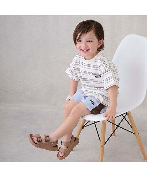 petit main / プティマイン ショート・ハーフ・半端丈パンツ | 【水陸両用】サイドラインハーフパンツ | 詳細1