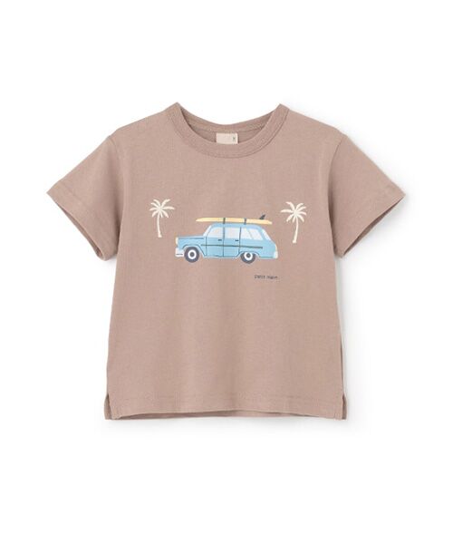 petit main / プティマイン Tシャツ | 【プティプラ】BOYS半袖Tシャツ(キャメル)