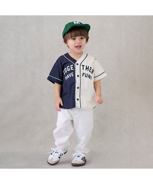 petit main / プティマイン シャツ・ブラウス | ベースボール半袖シャツ | 詳細3