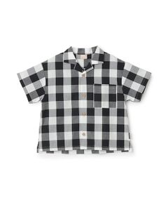 petit main / プティマイン シャツ・ブラウス | マルチ柄開襟半袖シャツ